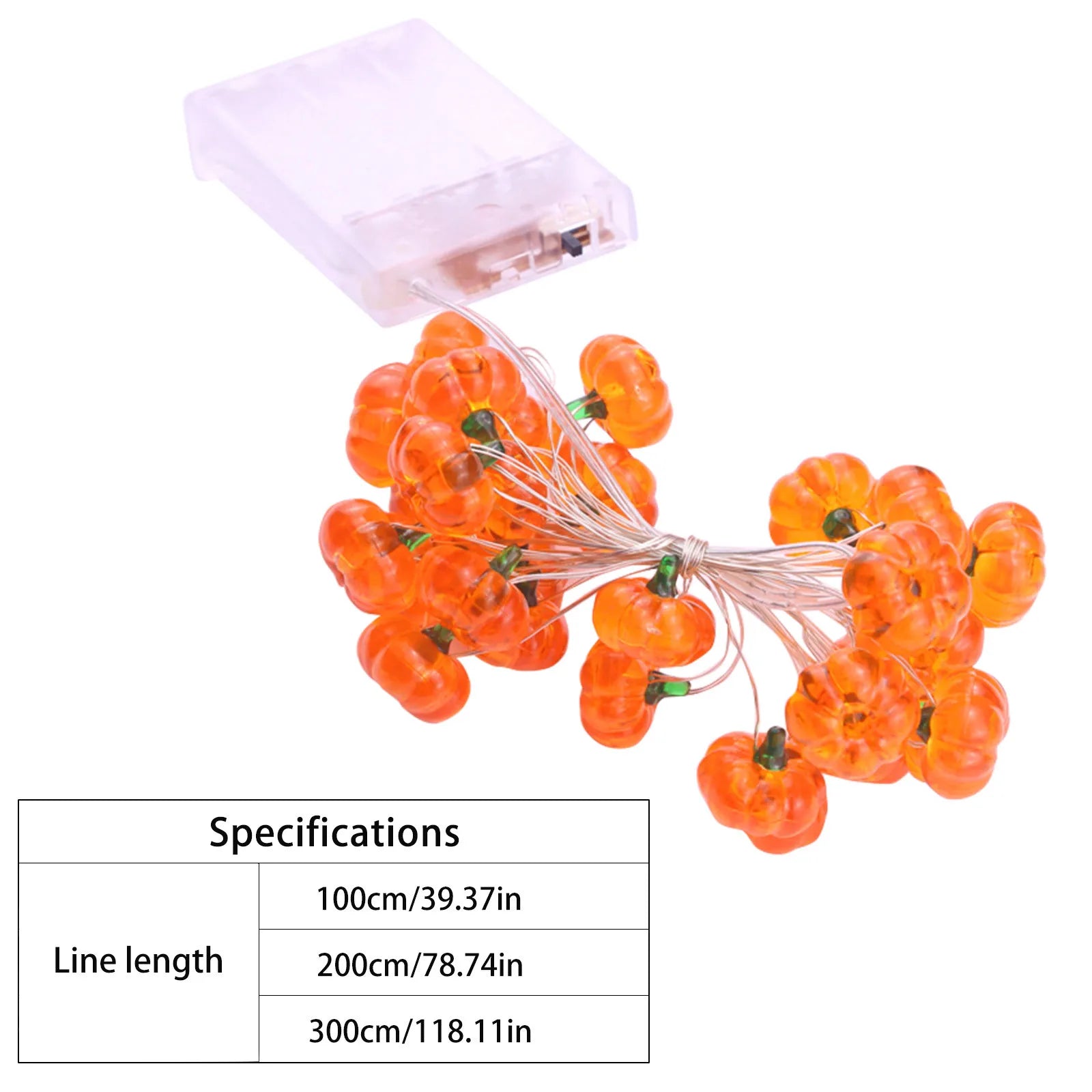 Spooktacular Pumpkin Horror Eyeball LED String Lights - USB Powered 20/40 LEDs for Haunting Halloween Party Decor!